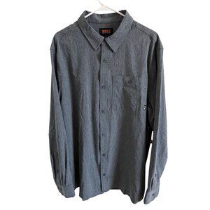 Bass Outdoor Moisture Wicking Stretch Long-Sleeve Button-Up Shirt XL Casual Wear